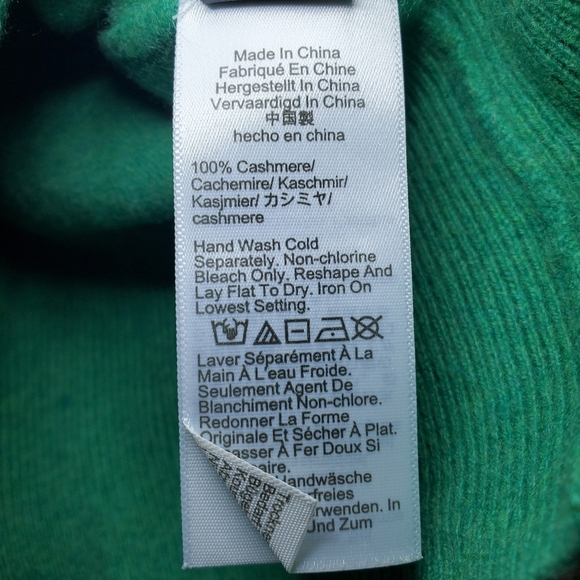 J. Crew Cashmere classic-fit crewneck sweater in Soft Green Size XS - Picture 10 of 11